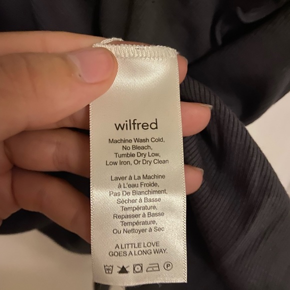 Aritzia Wilfred Danette Bodysuit in Size Small, Color Gray - Picture 4 of 7